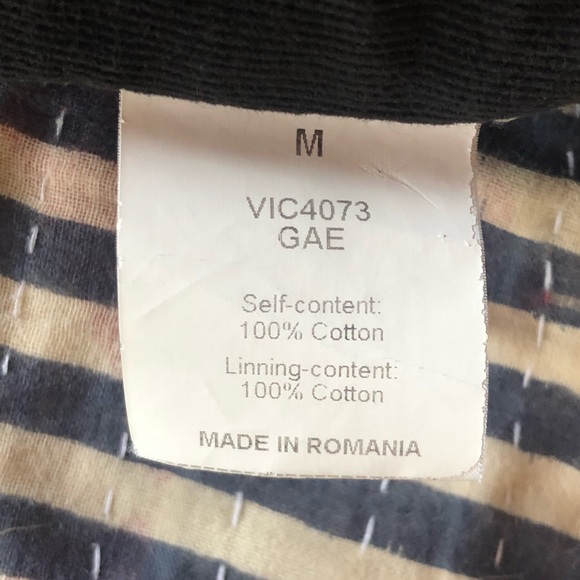 NWOT AG Adriano Goldschmied Reversible Denim and Black Corduroy Vest Gorpcore - Picture 11 of 11